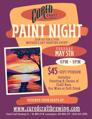 Paint Night at Cured
