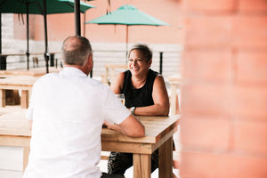 couple on the patio