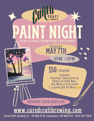 Paint Night at Cured